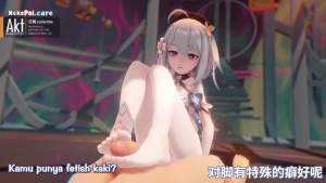 [3D] UNCENSORED Griseo Honkai Impact Foot Fetish by Akt Subtitle Indonesia