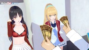 Hentai Uncensored Classroom of the Elite - Horikita Suzune & Karuizawa Kei NekoPoi